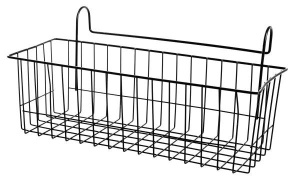 Корзина навесная RINGEL Raum 39*18*17 черная (RG-003B)