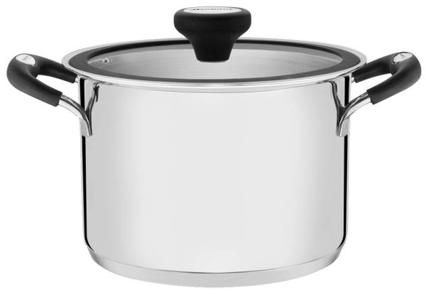 Каструля з кришкою TRAMONTINA Solar silicone 4.5 л, 20 см (висока) (62125/203)