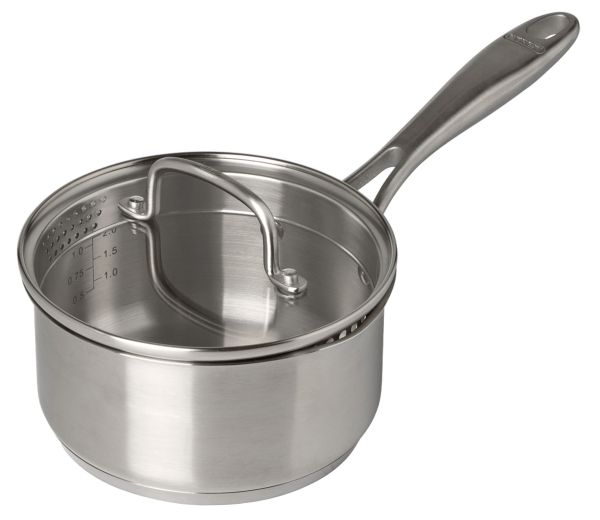 Ківш з кришкою PYREX INFINITY fixed handle 1.5 л, 18 см (SR18APX/8044)
