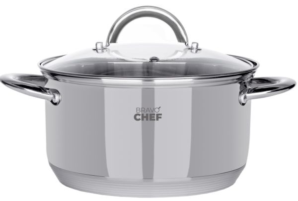 Каструля з кришкою BRAVO CHEF 2,6 л, 18 см (BC-2001-18)