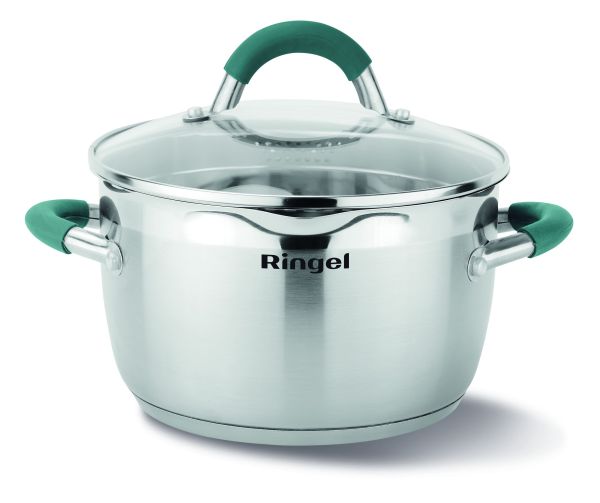 Каструля з кришкою RINGEL EXPERT 3.5 л, 20 см (RG 2018-20)