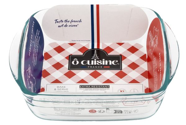 Форма для запекания квадратная O CUISINE 1 л, 20х17х6 см (211BC00/2040)