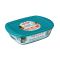 Форма для запекания прямоугольная PYREX Cook&Store с крышкой 2,5 л, 28х20х8 см (216P000/7645)