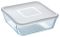 Форма для запекания квадратная PYREX Cook&Freez с крышкой 2 л, 20х20х7 см (219P001/7944)
