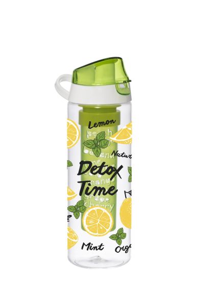 Пляшка для води Herevin Lemon-Detox Time з інфузером 750 мл (161558-810)