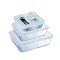 Форма для запекания прямоугольная PYREX Cook&Freez с крышкой 0.8 л, 19x14x5 см (241P000/7946)