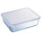 Форма для запекания прямоугольная PYREX Cook&Freez с крышкой 0.8 л, 19x14x5 см (241P000/7946)