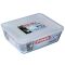 Форма для запекания прямоугольная PYREX Cook&Freez с крышкой 0.8 л, 19x14x5 см (241P000/7946)