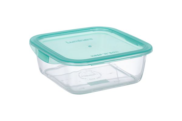 Скляний контейнер для зберігання квадратний LUMINARC KEEP'N BOX 1220 мл (P5520)