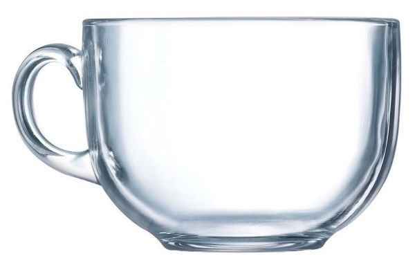 Бульйонниця скляна с ручкою LUMINARC JUMBO 500 мл (Q0470)