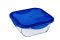 Форма для запекания квадратная PYREX CK&GO с крышкой 0,8л, 16х16х6 см (285PG00)