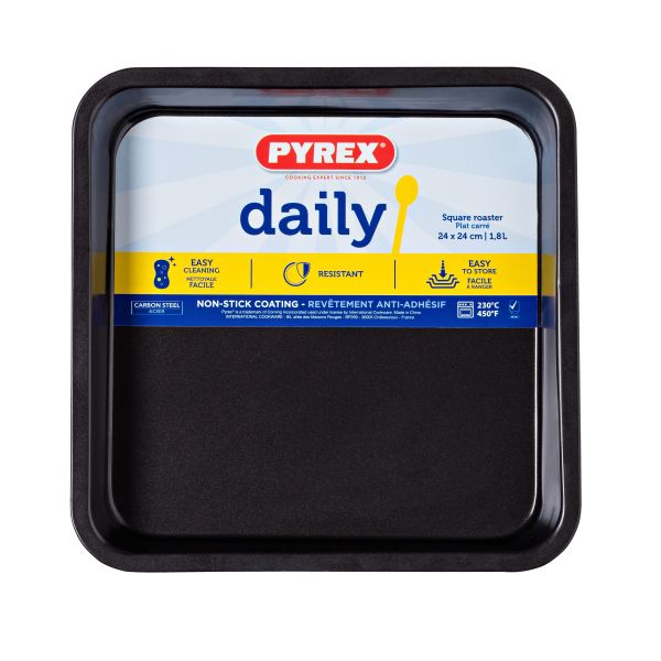 Форма для запекания квадратная PYREX DAILY 1.8 л, 24x24см (DM26SR6/3046)