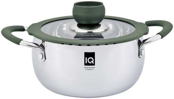 Каструля з кришкою IQ Be Trendy 4.4 л, 22 см (IQ-2044-22)