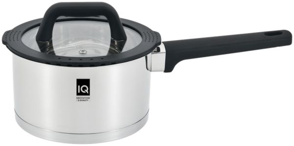Ківш з кришкою IQ Be Traditional 1.3 л, 16 см (IQ-4046-16)