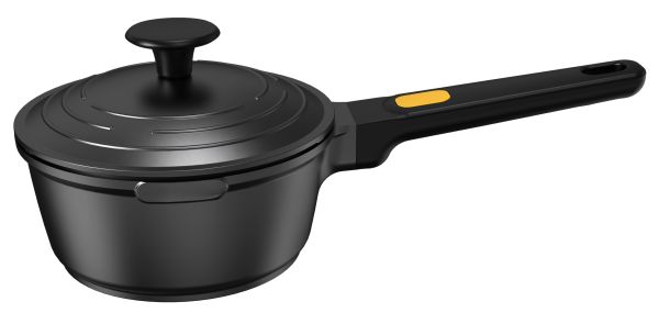 Ківш алюмінієвий з кришкою IQ Be Active 1.3 л, 16 см (IQ-4048-16)