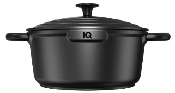 Каструля алюмінієва з кришкою IQ Be Simple 1.7 л, 18 см (IQ-2049-18)