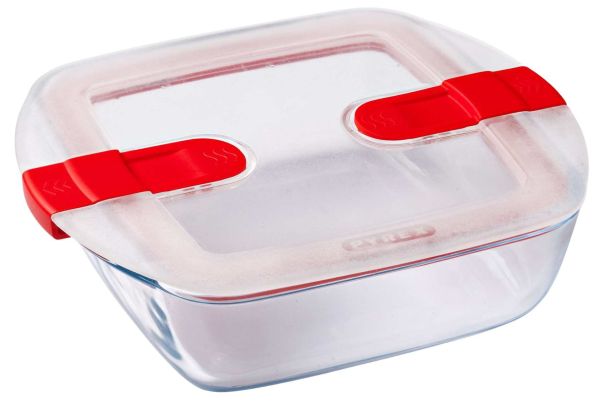 Форма для запікання прямокутна PYREX Cook&Heat з кришкою 1,2 л, 23х15х7 см (215PH00/7645)