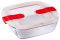 Форма для запекания прямоугольная PYREX Cook&Heat с крышкой 1,2 л, 23х15х7 см (215PH00/7645)
