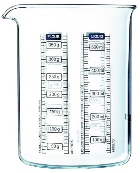 Мірна склянка PYREX Kitcken lab 0.5 л (LABBK50/7646)