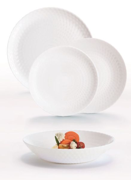 Столовий сервіз LUMINARC PAMPILLE WHITE 18 пр. (Q6153)