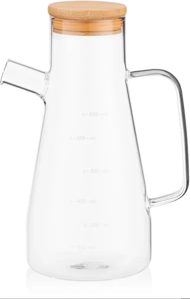 Бутылка для масла и уксуса Ardesto Midori, 650 мл, боросиликатное стекло (AR4565BB)