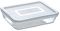 Форма для запекания прямоугольная PYREX Cook&Freez с крышкой 1.5 л, 22х17х6 см (242P000/7946)