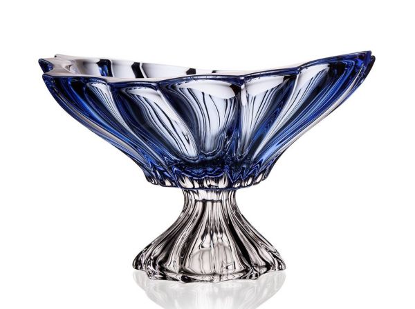 Фруктовщица на ножке Bohemia Plantica Blue 330 мм (6KG03 72S96 330 M)