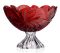 Фруктовница на ножке Bohemia Flora Red 285 мм (6KG79 72T62 285 R)