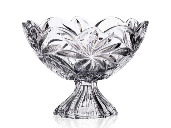 Фруктовница на ножке Bohemia Flora 285 мм (6KG79 99X03 285 Y)