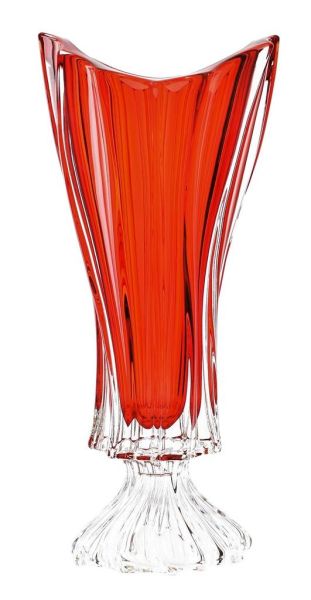 Ваза на ножке Bohemia Plantica Red 400 мм (8KG97 72T62 400 R)