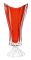 Ваза на ножке Bohemia Plantica Red 400 мм (8KG97 72T62 400 R)