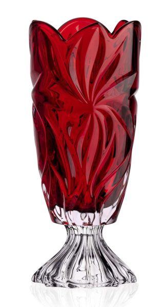 Ваза на ножке Bohemia Flora Red 365 мм (8KH29 72T62 365 R)