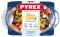 Стеклянная кастрюля овальная PYREX с крышкой 3.1 л + 1 л (459A000/8443)