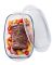 Стеклянная кастрюля прямоугольная PYREX с крышкой 2.9 л + 1.6 л (465A000/8444)