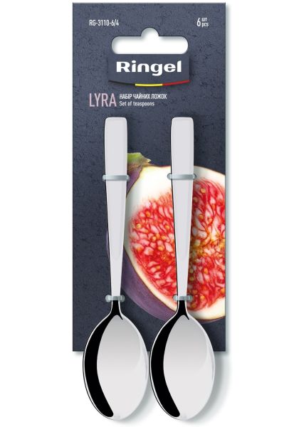 Набір чайних ложок RINGEL Lyra, 6 шт. (RG-3110-6/4)