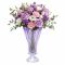 Ваза на ножке Bohemia Plantica Amethyst 400 мм (8KG97 72T30 400 F)