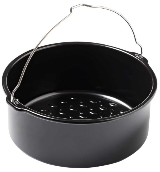 Форма для аерогриля кругла з ручкою PYREX Airfryer 1,6 л, 20х19х7.5 см (AF20DR6/8046)