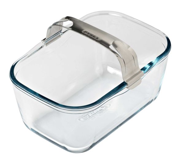 Форма для аерогриля прямокутна з ручкою PYREX Airfryer 1,55 л, 20х14х9 см (300U300)