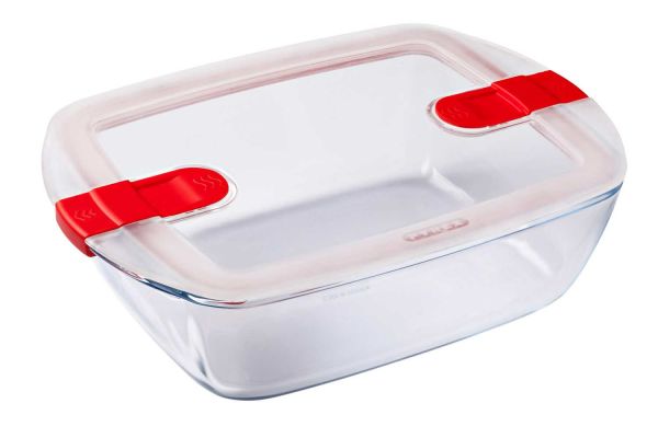 Форма для запекания прямоугольная PYREX CK&HT с крышкой 2,5 л, 28х20х8см (216PH00/7644)