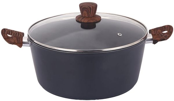 Кастрюля алюминиевая с крышкой BRAVO CHEF 4,1 л, 24 см (BC-2101-24)