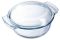 Кастрюля стеклянная круглая PYREX с крышкой 3.7 л + 1.4 л (118A000/7643)