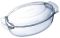 Стеклянная кастрюля овальная PYREX с крышкой 4.4 л + 1.4 л (460A000/8443)