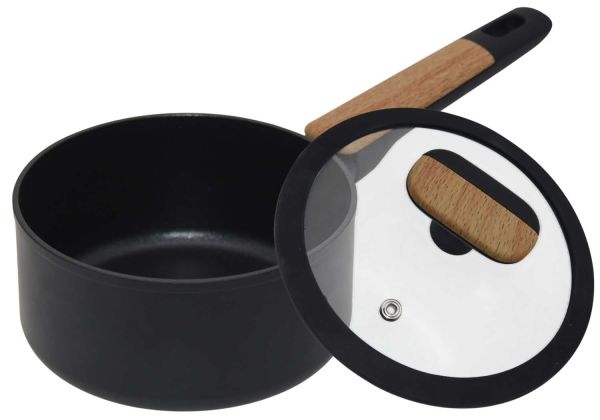 Ківш алюмінієвий з кришкою OSCAR MASTER  1.4 л 16 см (OSR-4102-16/n)