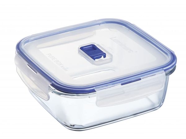 Контейнер для хранения квадратный Luminarc Pure box active 1220мл, (P3552)