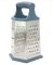 Терка Lessner Sky Blue с пластиковой ручкой, 6 граней (10099)