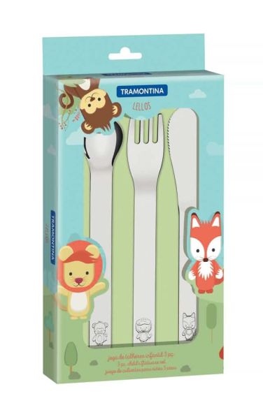 Набір дитячих столових приладів Tramontina BABY LELLOS, 3 предмети (66975/000)