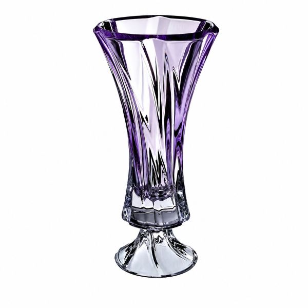 Ваза на ножке Bohemia Oklahoma Amethyst 400 мм (8KG62 72T30 400 F)