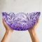 Фруктовница Bohemia Flora Amethyst 280 мм (6KG79 72T30 280)