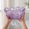 Фруктовница на ножке Bohemia Flora Amethyst 285 мм (6KG79 72T30 285 F)