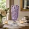 Ваза на ножке Bohemia Flora Amethyst 365 мм (8KH29 72T30 365 F)